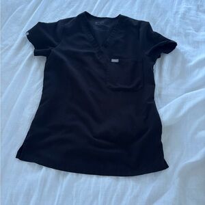 FIGS BLACK SCRUB SET XS